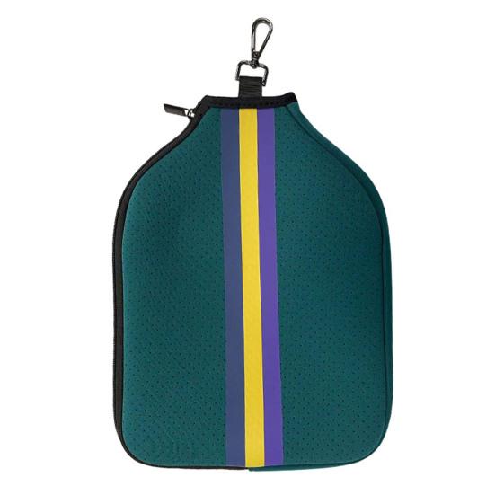 

Универсальный чехол для весла Pickleball с карманом на молнии, водонепроницаемый износостойкий защитный чехол для ракетки Pickleball Paddle темно-зеленого