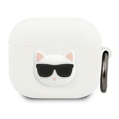 Etui Do AirPods 3 Karl Lagerfeld Silicone Choupette Białe