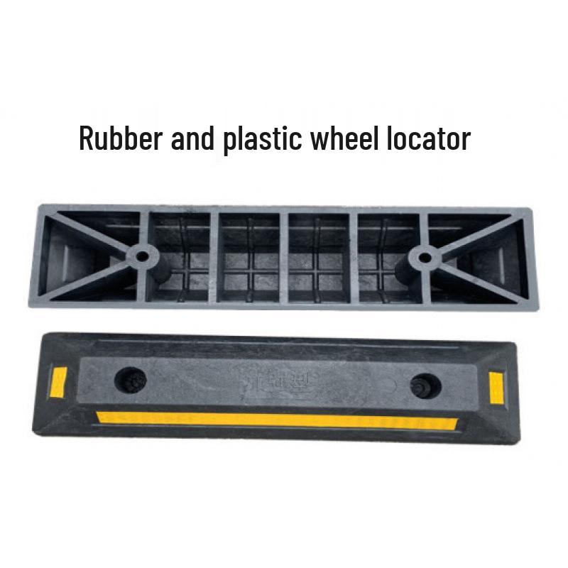 Rubber and Plastic Wheel Chock for Garage
