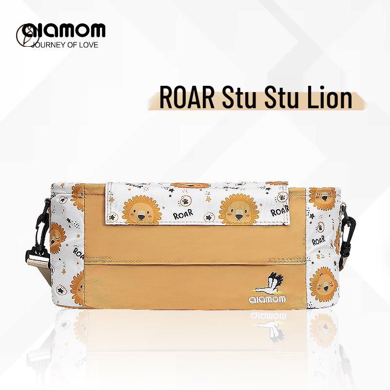 Alamom Waterproof Cotton-Linen Multi-Functional Baby Stroller Bag