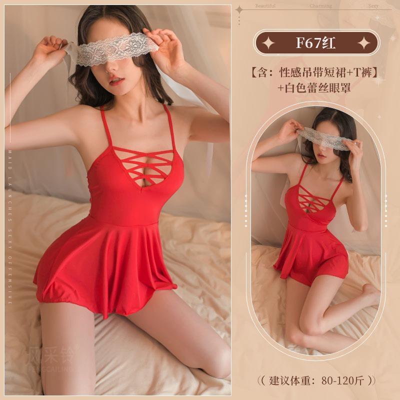 Style bell large size erotic underwear temptation bed sexy passion pure desire nightdress suspender skirt pajamas stimulate temptation