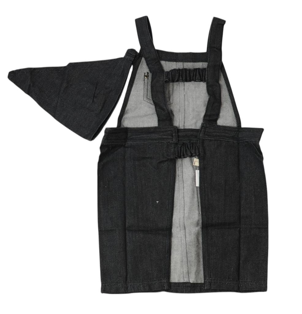 Friends Hill Kids Apron M Denim Box Black
