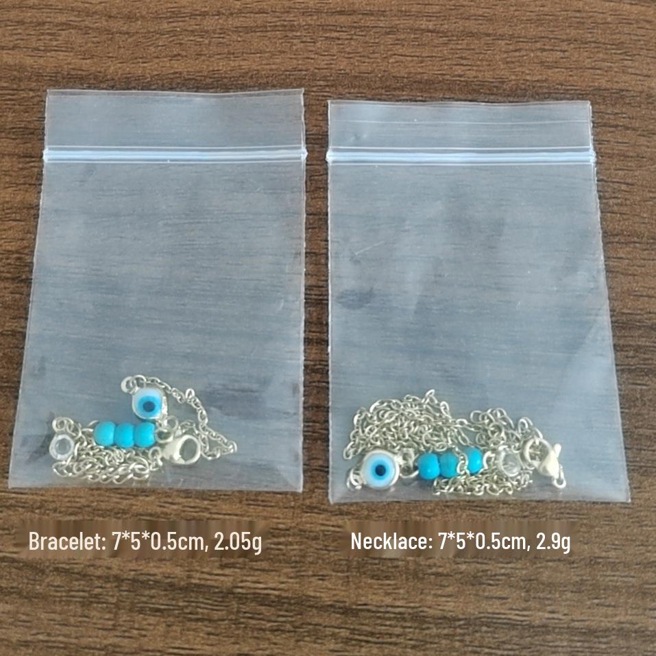 18K Gold Stainless Steel Turquoise Evil Eye Patchwork Bracelet