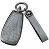 Compatible Key Cover for Changan Qiyuan A05/A06/A07 – Metal Shell with Leather Snap Button.