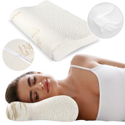Profiled Thermoplastic Memory Orthopedic Pillow + Pillowcase with Zipper