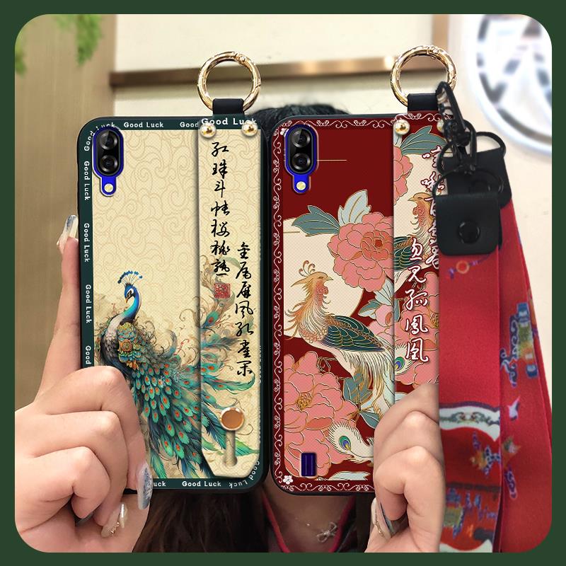 Kickstand Chinese Style Phone Case For Blackview A60 Shockproof Durable Silicone Ring Back Cover Fashion Waterproof