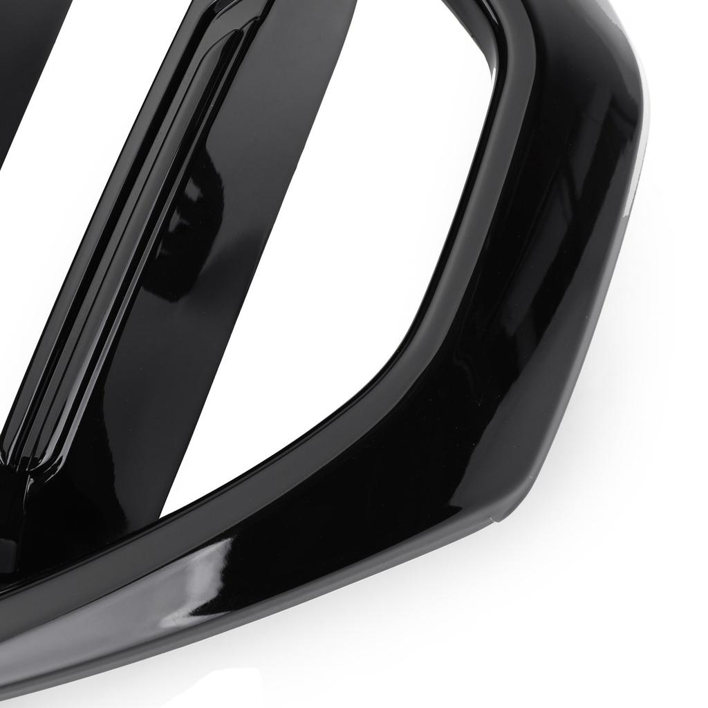 Gloss Black Front Grill Grille W/Camera Fit BMW 5-Series LCI G30 G31 2021-2022