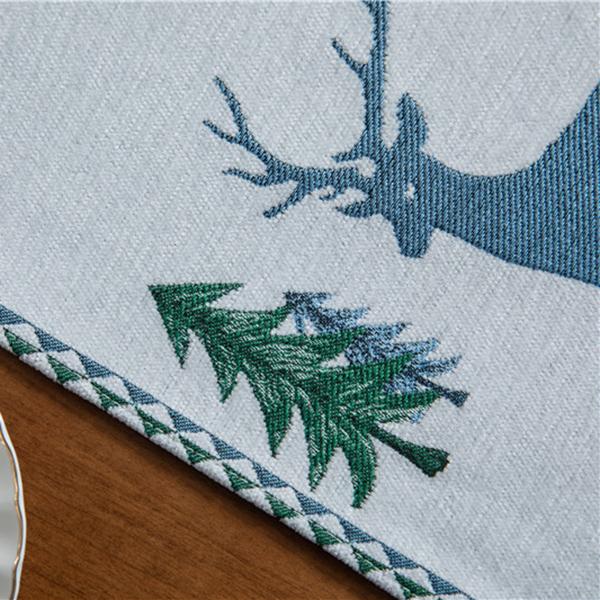 Moderný jednoduchý behúň Vianočný ženilkový behúň Obrus ​​pre domácnosť Polyesterový obrus Fresh Table Runner