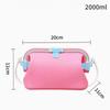 Silicone Shoulder Bag Water-Resistant Top Snap Clasp Swim Bag Lightweight Foldable Waterproof Storage Pouch