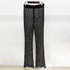 Spring 2026 Beaded Floral Mesh Suit with Pearl Sequin Long Pants