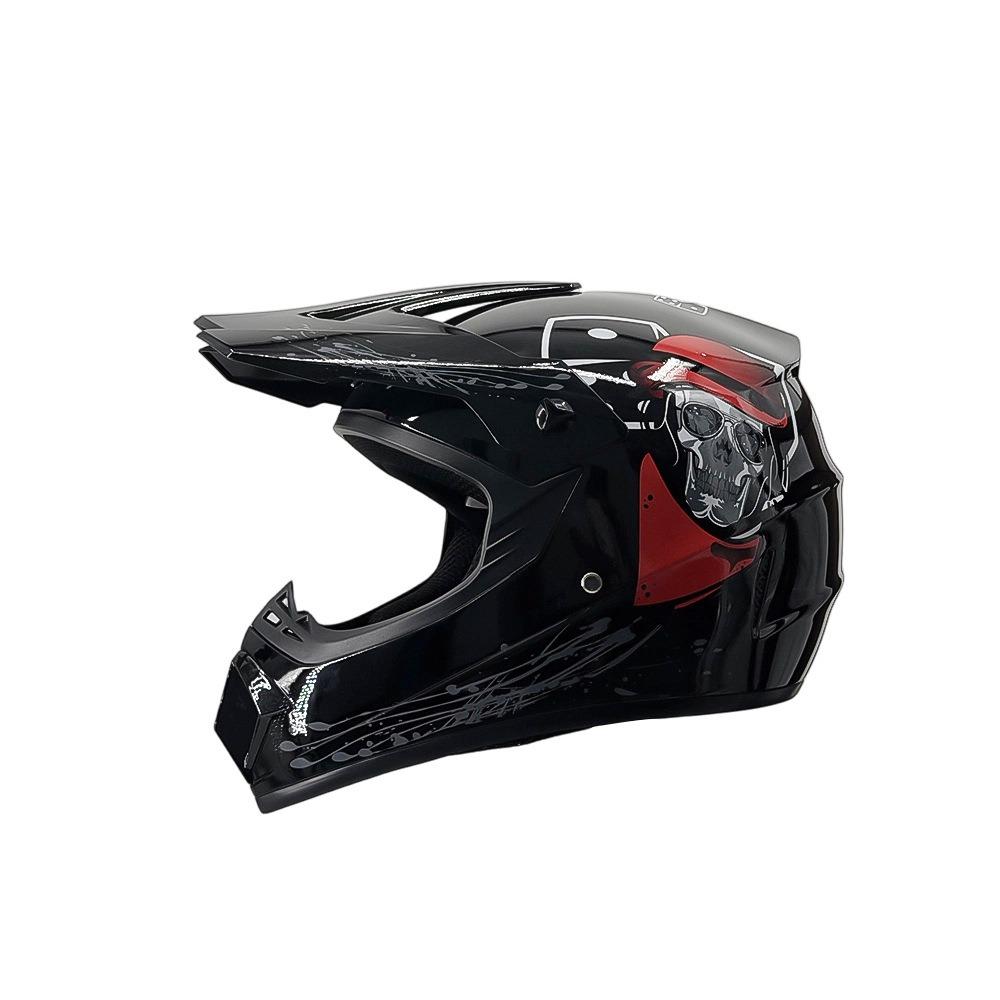 Motorcycle Helmet Off-Road Racing Riding Helmet ABS Breathable Mountain Bike Helmet Color Off-Road Helmet