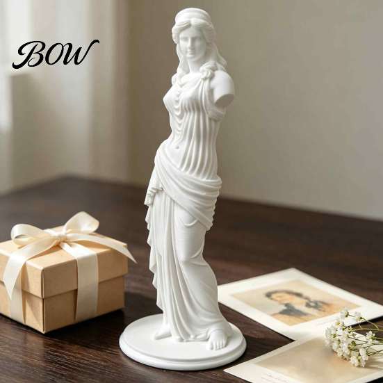 Resin Statue for Home Decor 3D Printed Minimalist Goddess Sculpture, Retro European Armless Statue, Classical Unique Creative Art Pieces Figurine
