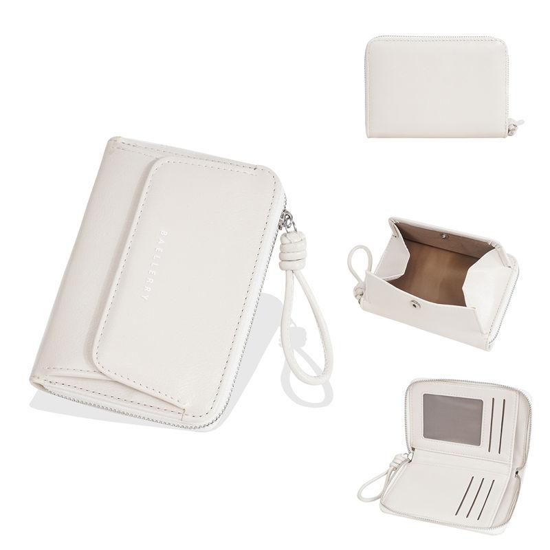 Baellerry Women Fashion Mini Purses PU Leather Card Holder Casual Design Zipper Coin Purse Wallets