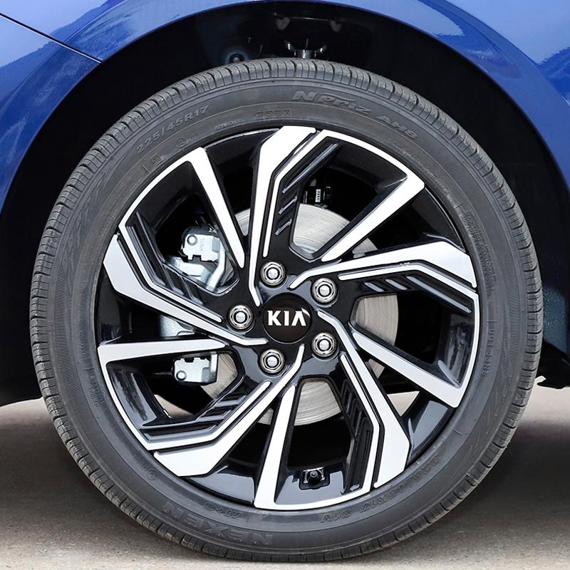 CLFW1 4pcs 3D 56mm Car Wheel Center Hub Caps Logo Cover Accessories For Kia Stinger Rio K7 K5 K8 K3 K9 Cerato Venga Cadenza K9 Seltos