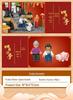 LOZ1923 Chinese Lantern Festival Pavilion Building Blocks - Cultural & Educational Toy for New Year Celebrations
