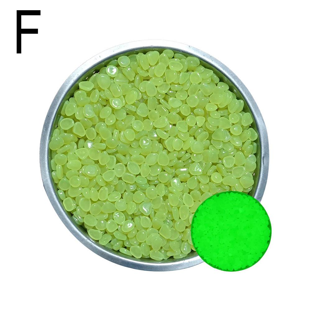 50Pcs Luminous Stones Fish Tank Aquarium Ornament Glow In The Dark Pebbles Outdoor Yard Lawn Path Walkways Decorations
