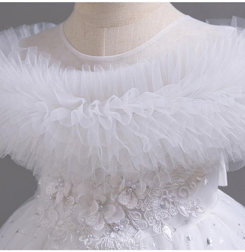 Mode Prinzessinkleid Mädchen Ärmellos Spitze Kinder Mädchen Partykleid Sommer Kinder Mädchen Abendkleid