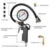Air Pressure Gauge Tyre Inflator Tyre Pressure Gauge 220 Psi Tyre Inflator Gauge Multifunction Air Pressure Gauge With Valve Core Tool Compressor