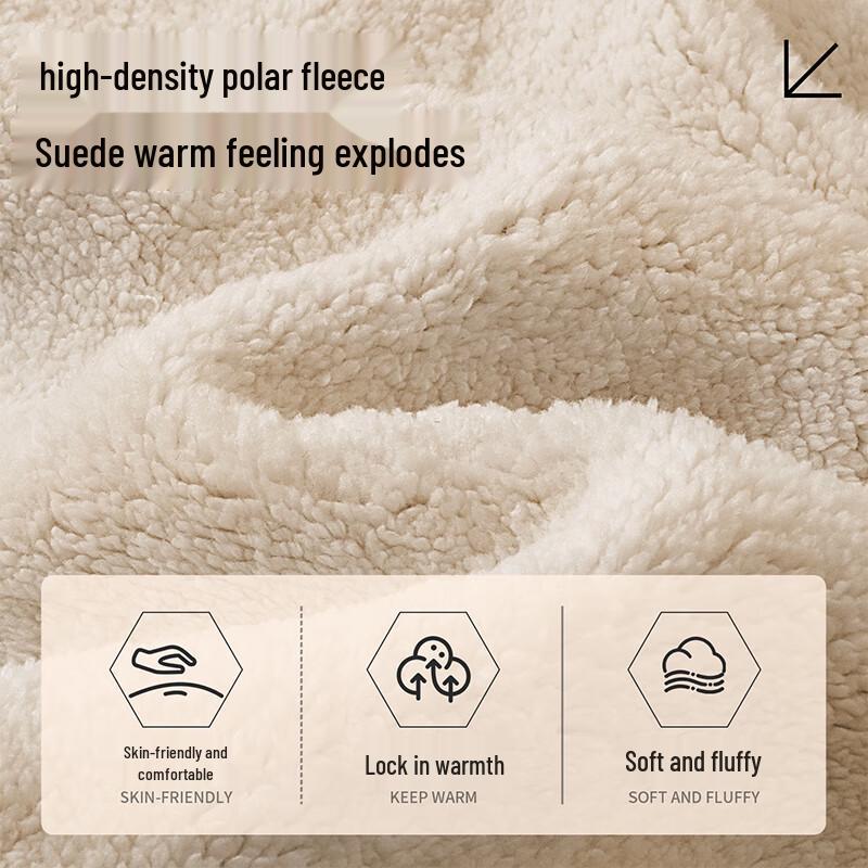 Mark Fairwhale Herren Winter Plüschfleece Stehkragenjacke