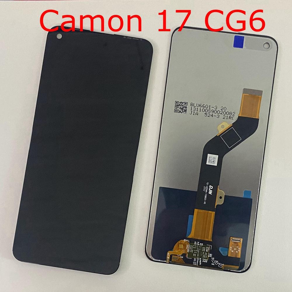 

LCD Screen and Digitizer Full Assembly For Tecno Camon 17 CG6 CG6j