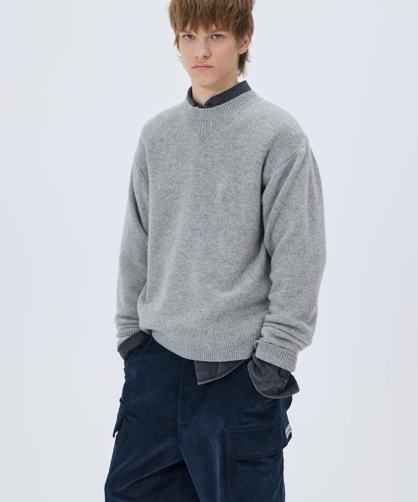 NOHANT Essential Cashmere Knit Sweater Gray