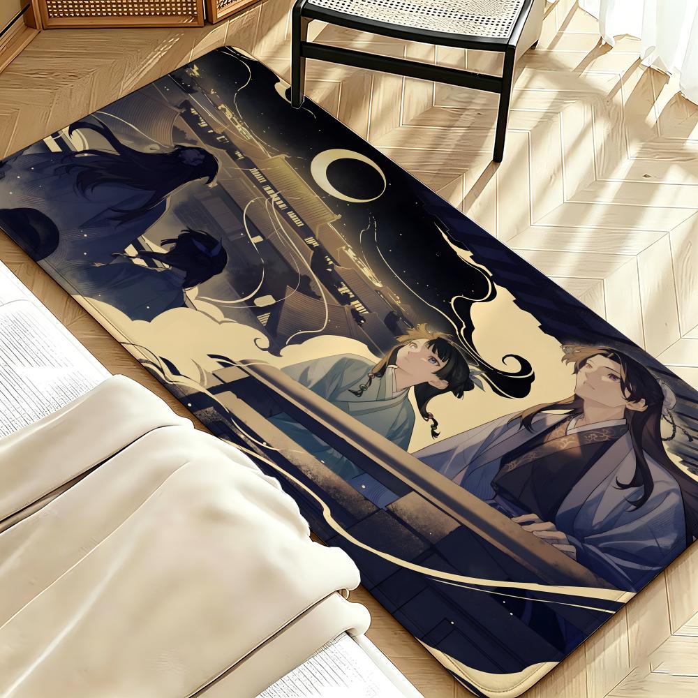 Anime T-The Apothecary D-Diaries Floor Mat Soft Flannel Floor Mat Suitable for Entryways, Living Rooms, Bedrooms, and Bathrooms