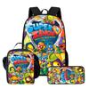 Super Zings Student Learning Essential Comfortable School Bag Cross-Border Co-Ed Backpack