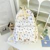 Schoolbag cartoon graffiti backpack ins cute college student large capacity girl junior high school girl schoolbag casual versatile backpack