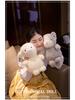 British Curly Animal Series: Cartoon Pig Plush Comfort Doll for Kids