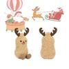 Entzückendes Weihnachtsrentier Erdnuss Plüschtier Weich Tröstlich Kuschelig Geschenk