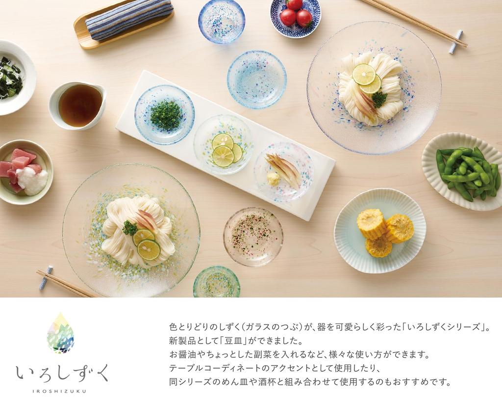 Toyo Sasaki Glass Iro Shizuku Small Plate, Made In Japan, Glass Plate, Round Plate, Side Plate, Dish, Tableware, WA333