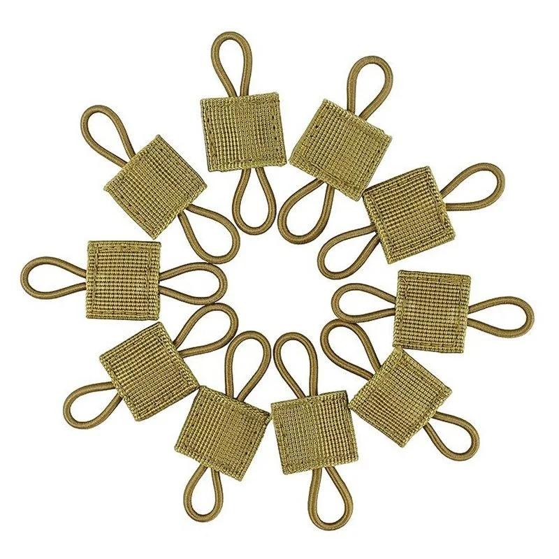4pcs Tactical Gear Holder Molle Backpack Buckle Carabiner Clips Webbing Retainer Elastic Binding Ribbon Buckle for Tactical Vest