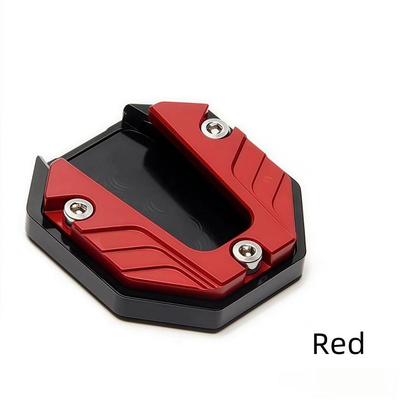 CNC-Aluminiumlegierung Motorrad Fahrrad Seitenständer Verlängerer Fuß Seitenständer Verlängerungsplatte Stützplatte Anti-Rutsch Vergrößerte Basis
