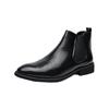 Hohe Lederschuhe 2025 Herbst und Winter Herren Stiefeletten Business Spitz Zehen Hohe Lederstiefel Martin Stiefel Fußstiefel Chelsea Herren