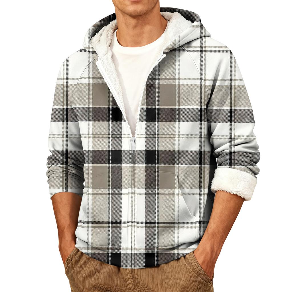 Men's Casual Warm Hooded Jacket