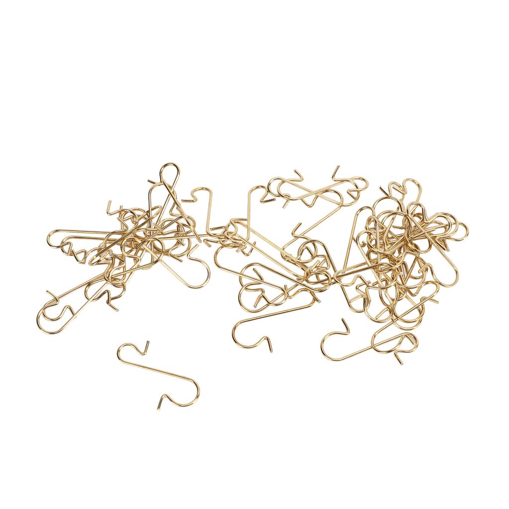 50Pcs S Hooks Novel Shape 3 Colors Sufficient Quantity Wear Resistant Multi Functional S Hooks for