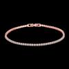 100% 925 Silver Simulated Moissanite Diamond Bracelets for Women Yellow White Gold Color Birthday Jewelry Gift