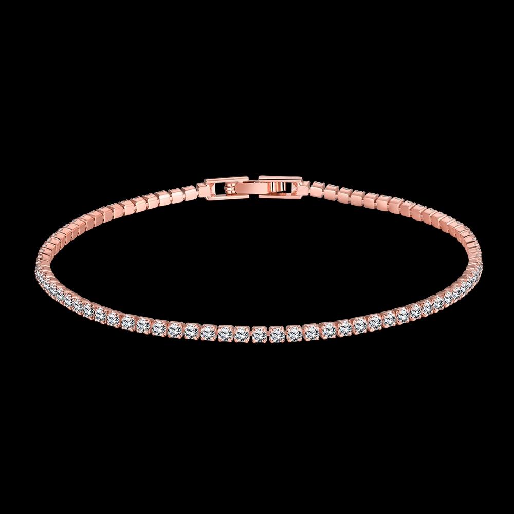 100% 925 Silver Simulated Moissanite Diamond Bracelets for Women Yellow White Gold Color Birthday Jewelry Gift