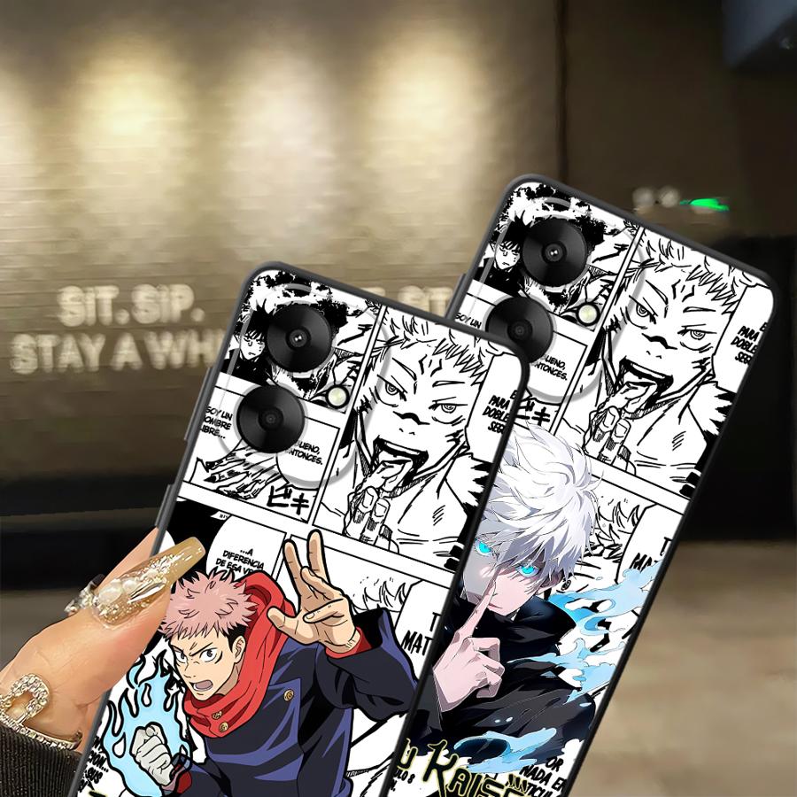 Soft Back Phone Cover Case for Xiaomi Redmi K40 K50 Gaming 12 A1 A2 Plus 12C A5 9A 9C 10 13C 9T K60 Anime  J-Jujutsu K-Kaisen