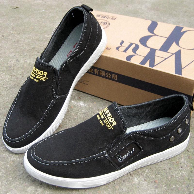 

Мужская обувь весна и осень 2024 года универсальные мужские парусиновые туфли для спорта и отдыха мужские дышащие антискейтбордные туфли 38 чёрный