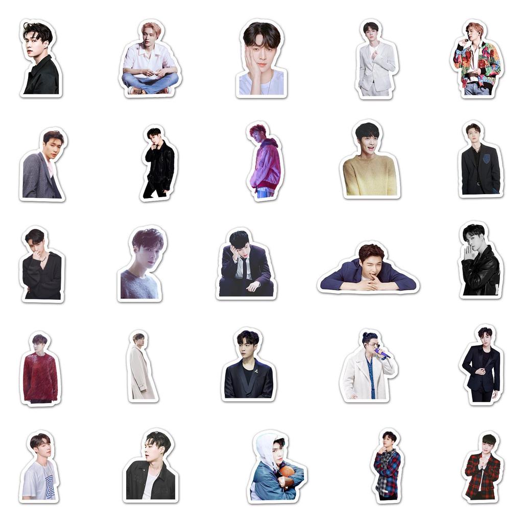 Zhang Yixing Little Sheep Star Idol Stickers – 50 Sheets for Notebooks and Suitcases