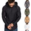 Men Hoodie Cotton Sweat Absorbing Hooded Sweatshirt Long Hooded Sweatshirt Long Sleeve Sweater Hoodie 