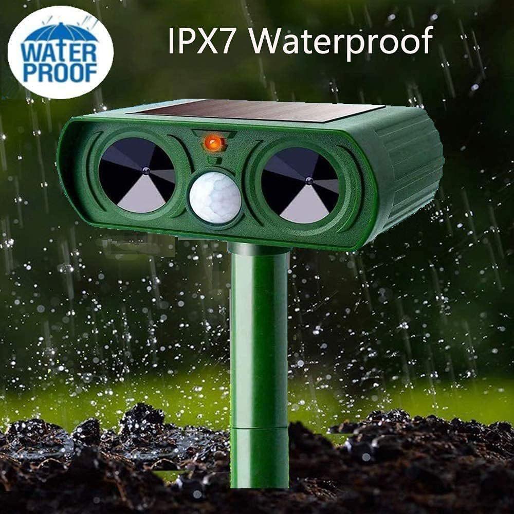 Ultraschall Tierabwehr mit Solarenergie: Vogelabwehr, Hundeabwehr, Schlangenabwehr