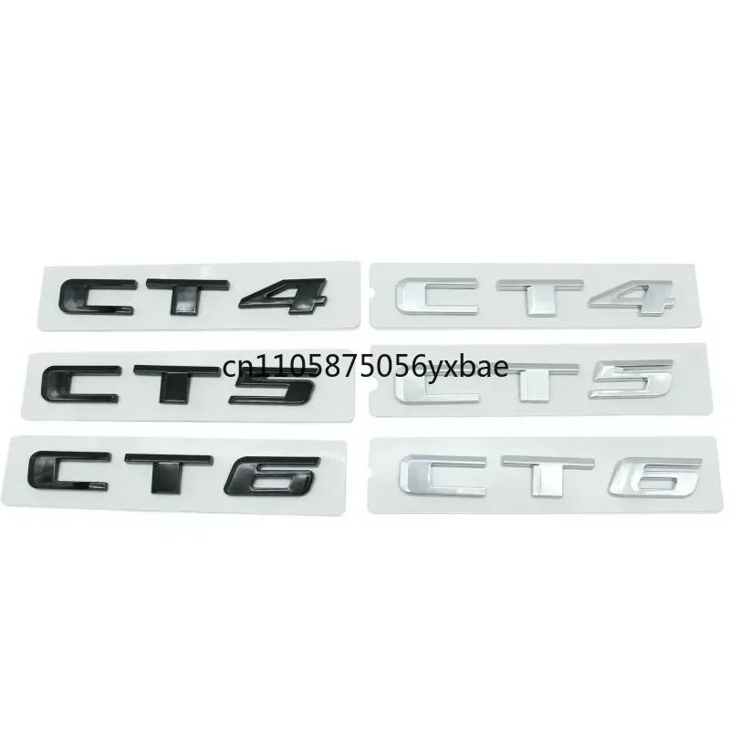 3D Car Rear Trunk Sticker Logo Letters Decals Badge for Cadillac XT4 XT5 XT6 XTS CT4 CT5 CT6 AWD ATS-L Auto Exterior Accessories