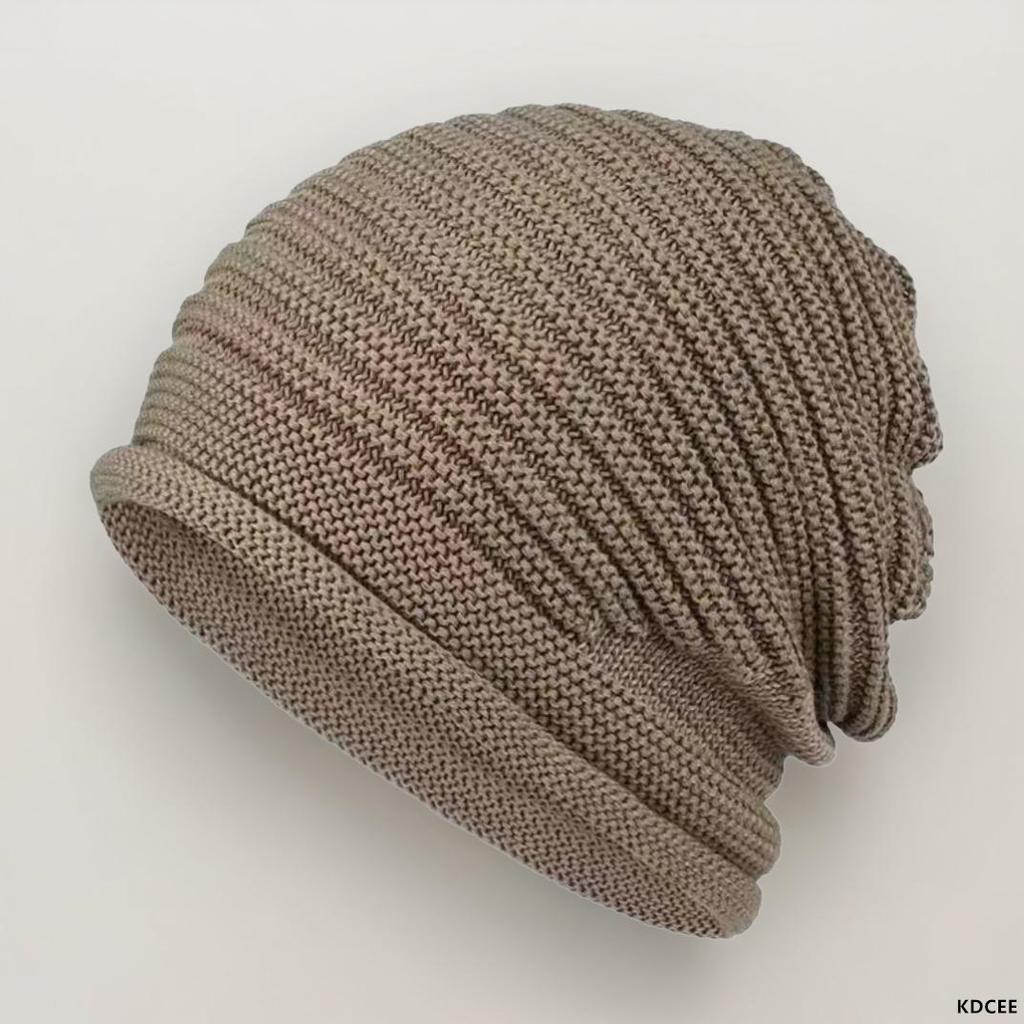 Women's wool knitted pullover hat autumn and winter popular headgear fashion versatile thermal pile hat