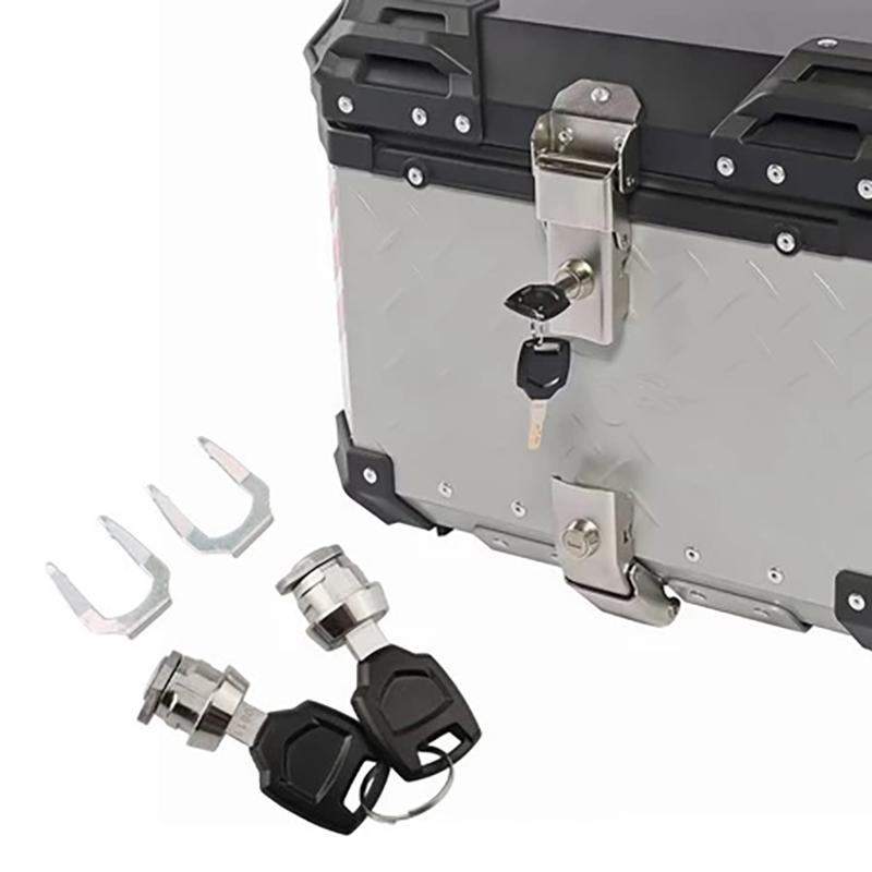 Motorcycle Trunk Swivel Latch 2PCS Weather Resistant Rear Upper Storage Box Fixing Part for All Season Motorbike Use one size