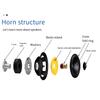 1PC 3inches Portable O Speaker Full FrequencyRange 8ohm 30W Loudspeaker  Sound  Speaker For Home Theater
