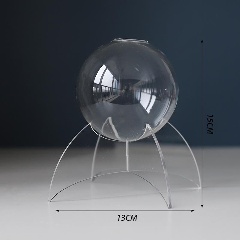 

Colorful Acrylic Spherical Vase Plant Pots Table Decoration Minimalist Geometric Flowers Arrangement Vases Room Aesthetic Decor