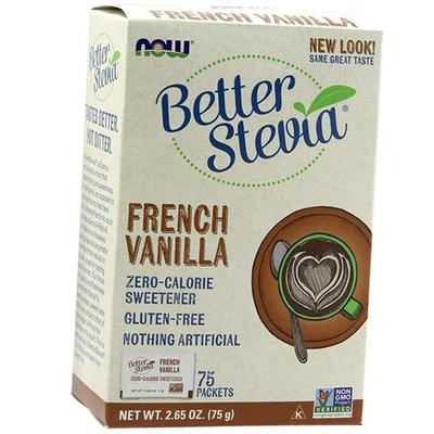 Stevia, dolcificante senza calorie, migliori pacchetti di stevia, confezione da 75 vaniglia francese (05128004)