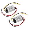 2pcs   to   voltage converter, 24V to 12V step-down power regulator for vehicles, boats, solar systems, IP68 sling, operating temperature -40-+80